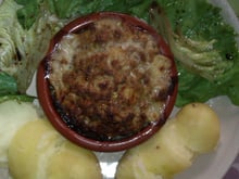 Gratin épicé de viande hâchée au citron vert