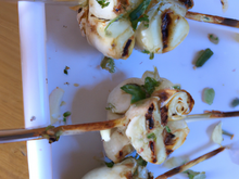 Ail en brochettes