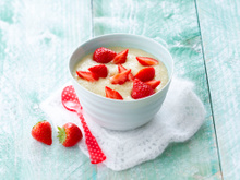 Bolée de Floraline vanillée à la fraise