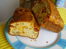Cake au chorizo et olives