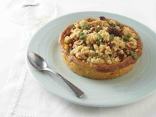 Tartelettes de fruits caramélisées et Streusel maison
