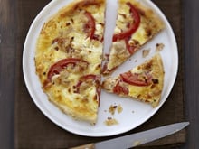 Quiche tomate, thon et fromage Carré Frais