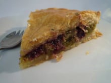 Galette pistache & myrtille