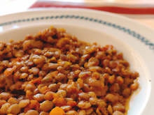 Lentilles aux épices