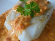 Poisson sauce chorizo & poivron rouge