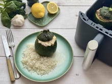 Courgettes farcies au thon au Air Fryer