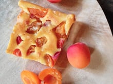 Clafoutis à l'abricot et à la fleur d'oranger