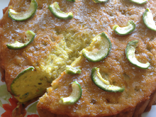 Cake à la courgette sucrée