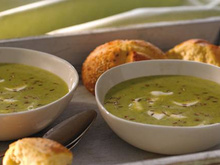 Velouté de courgettes au Philadelphia et au cumin