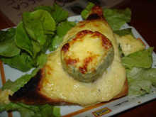 Tartines de chèvre chaud