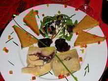 Terrine de foie gras mi-cuit au Muscat, Armagnac et figues