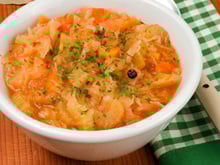 Soupe aux choux maison