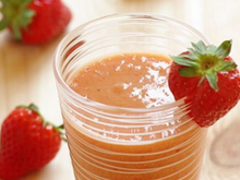 Smoothie fraises et mangue