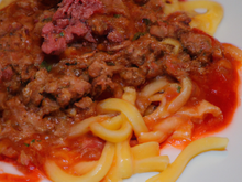 Bolognaise, bœuf, veau, porc