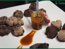 Chocolats au cœur de caramel au beurre salé crémeux sans gluten