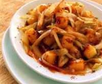 Braisée d'endives à l'Emmental et au miel de cumin