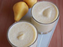 Milk-shake poire-pêche