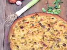 Tarte aux poireaux