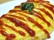 Ome-rice - Plat japonais