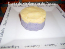 Purée de vitelotte et panais
