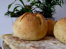 Petits pains à la semoule et à l'huile d'olive