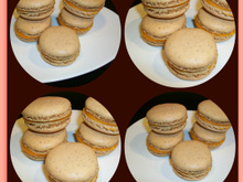 Macarons ganache chocolat à l'orange