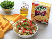 Couscous en perles au pesto de roquette