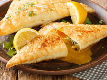 Brick à l'œuf et coriandre