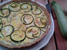 Tarte courgette surimi