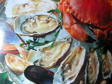 Plateau fruits de mer avec huitre au champagne