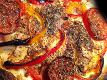 Pizza "la chèvre voit rouge"