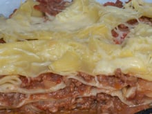 Lasagnes bolognaises aux champignons de Paris