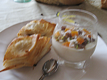 Crème de riz à la fleur d'oranger