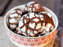 Biscuits craquelés au chocolat rapide