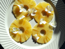 Carpaccio d'ananas à la vanille