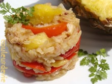 Riz thaï à l'ananas
