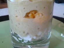 Mousse d'asperges et œuf mimosa