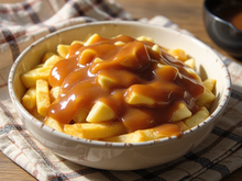 La sauce poutine (plat québécois)