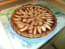 Tarte aux poires et au Nutella