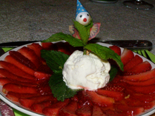 Carpaccio de fraises