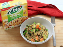 Risotto printanier au Quinoa et Lentilles