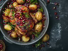 Pour vous régaler à coup sûr à Noël, Laurent Mariotte vous livre sa recette de Pintade à la grenade