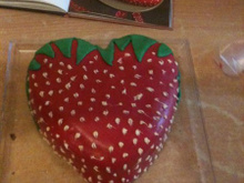 Fraisier en forme de fraise