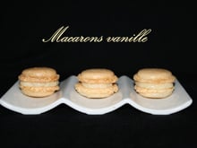 Macarons à la vanille