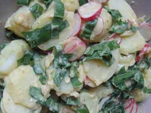 Salade de pommes de terre à l'ail des ours