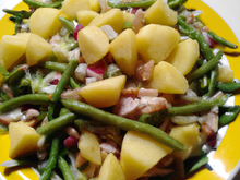 Salade de haricots verts et pommes de terre