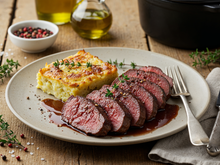 Gigue de chevreuil basse température