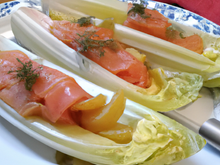 Chicons (ou endives) au saumon