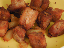 Fritons de couennes de porc