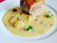 Filet de Lieu à la crème de Pommeau